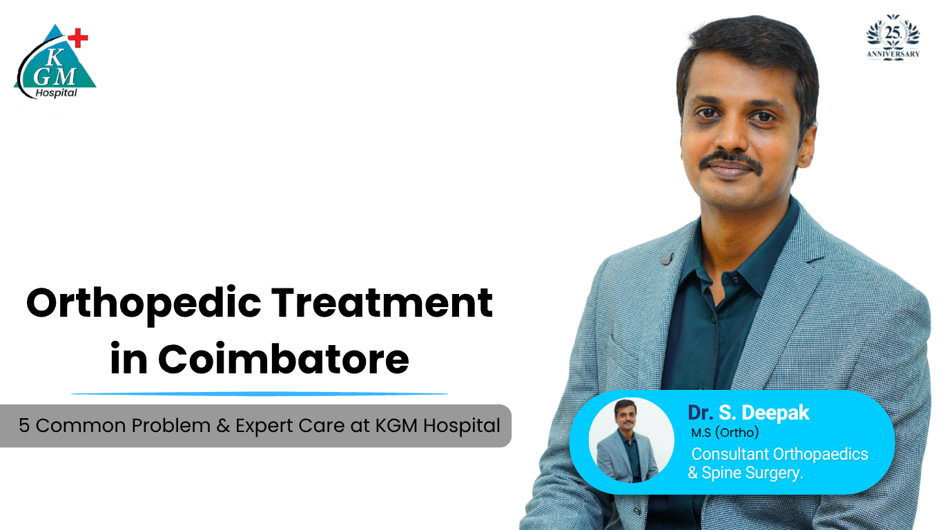 5 Common Orthopedic Problems and How KGM Hospital Treats Them